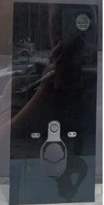 Black Tempered Glass Water Tank